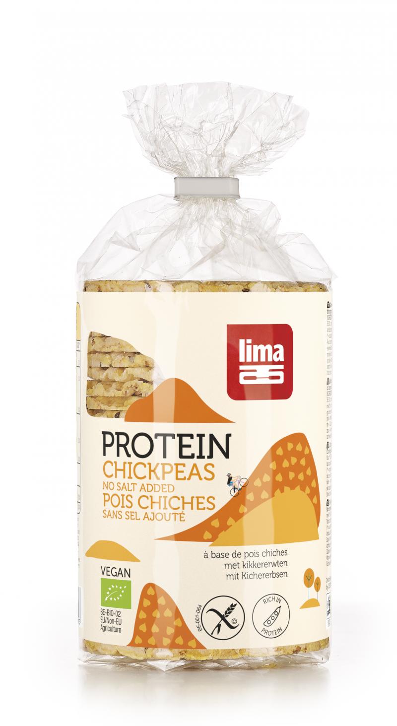 Lima Proteïne wafels kikkererwten bio 100g